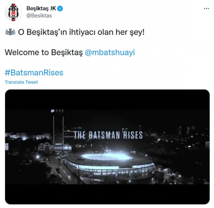 Batshuayi resmen Beşiktaş'ta