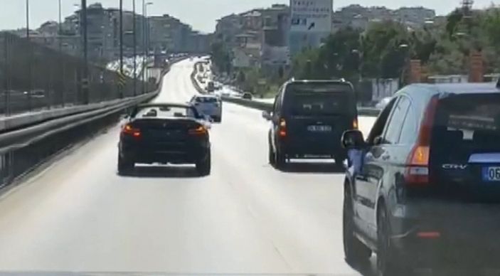 d Küçükçekmece’de düğün konvoyunda makas atan araçlara ceza