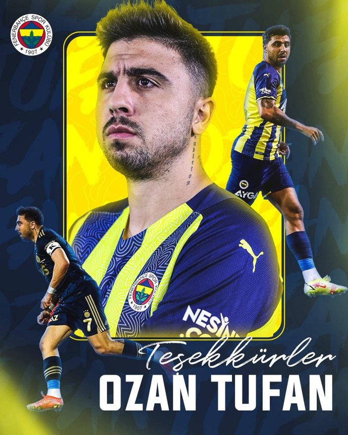 Fenerbahçe, Ozan Tufan'ın Watford'a kiralandığını açıkladı