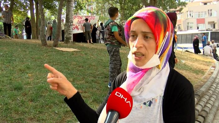 Eyüpsultan’da İBB’nin yıkacağı parkta eylem