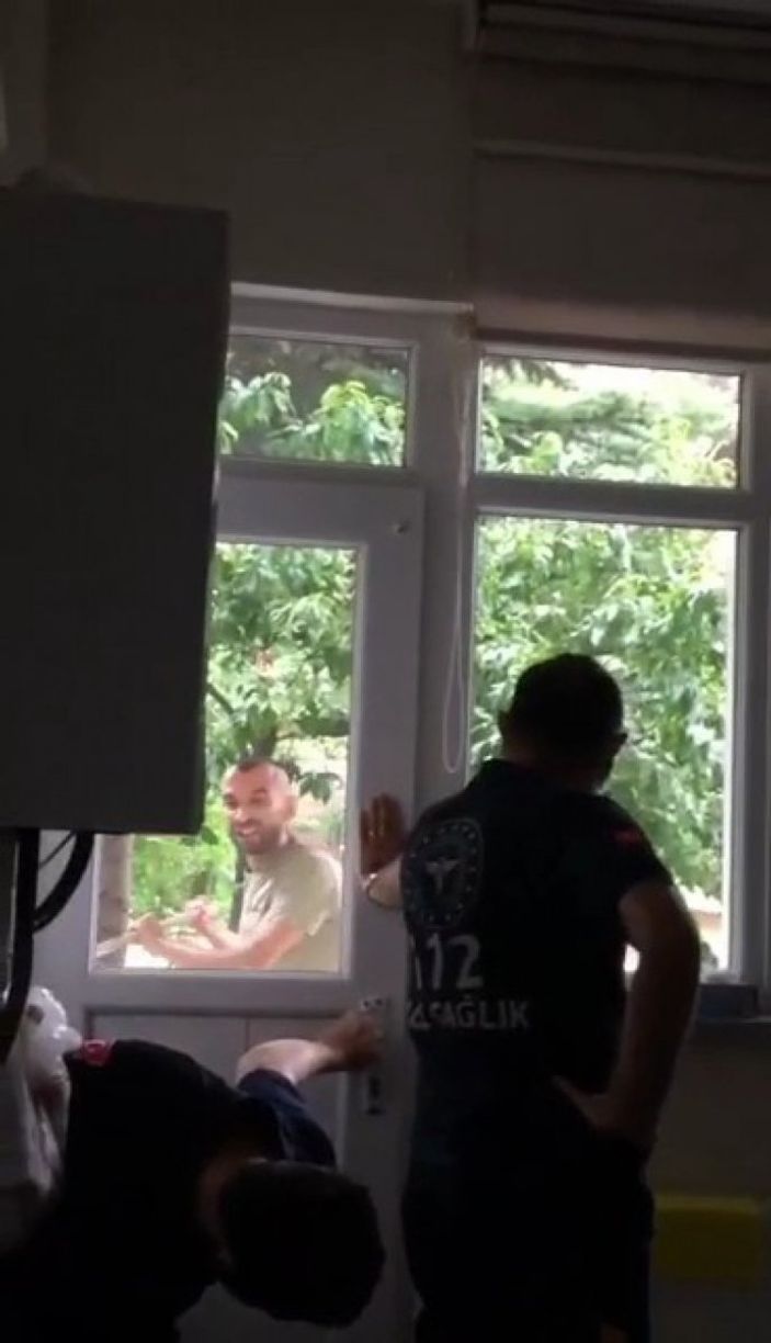 Amasya'da 112 istasyonuna sopalı saldırı