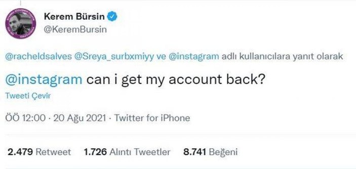 Kerem Bürsin hayatının şokunu yaşadı! 'Ne olduğunu bilmiyorum'