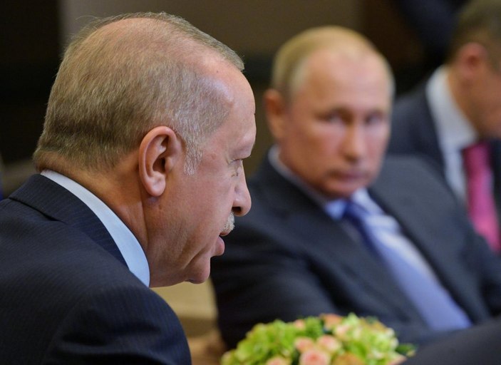 Cumhurbaşkanı Erdoğan, Vladimir Putin ile görüştü