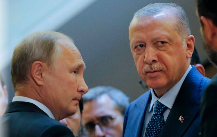 Cumhurbaşkanı Erdoğan, Vladimir Putin ile görüştü