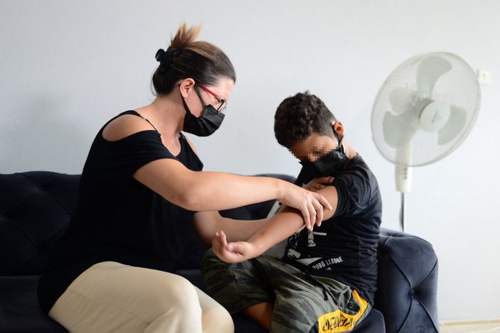 d Bursa’da boşandığı eski eşi, oğlunu darbetti