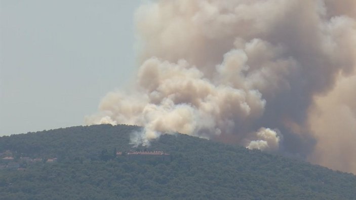 Adalar Belediye Başkanı Erdem Gül: Yangının yerleşim yerlerine sıçrama riski yok