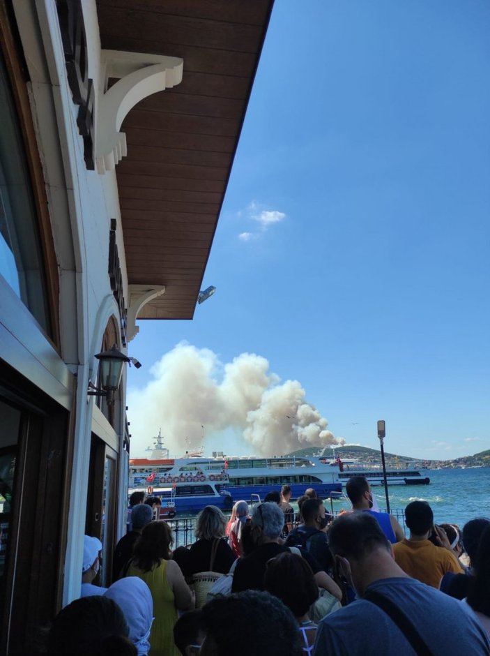 Adalar Belediye Başkanı Erdem Gül: Yangının yerleşim yerlerine sıçrama riski yok