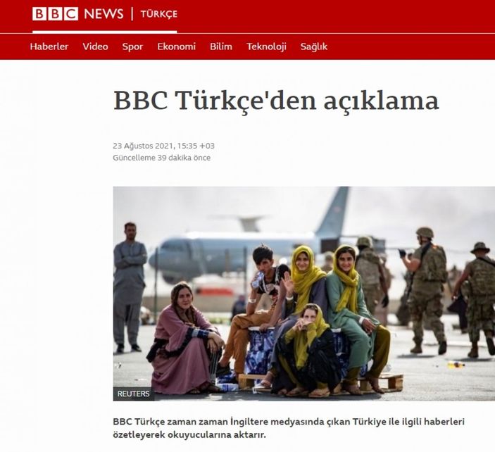 BBC Türkçe 'mülteci kampı' haberi için özür diledi