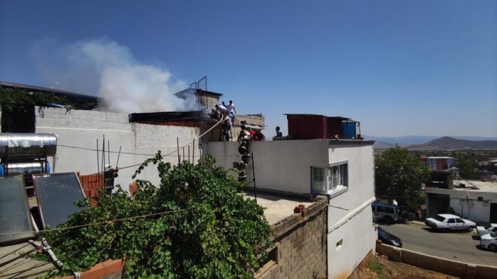Gaziantep'te çıkan yangına görülmemiş müdahale
