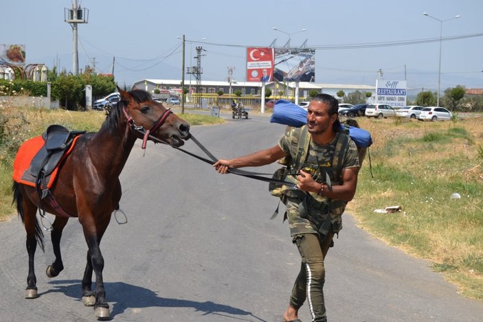 'Kaşif' adını verdiği atıyla İzmir’den Batman’a yürüyecek