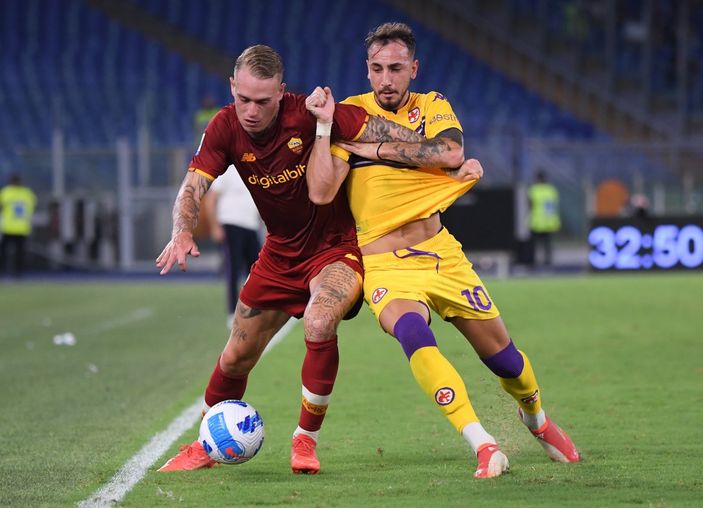 r Roma, Fiorentina'yı 3 golle geçti