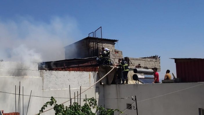 Gaziantep'te çıkan yangına görülmemiş müdahale