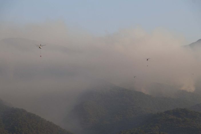Kaz Dağları’nda yangın devam ediyor