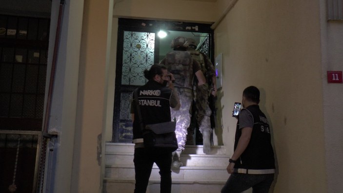 İstanbul polisinden narkotik operasyonu