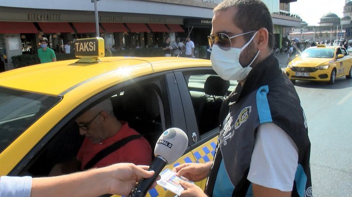 İstanbul'da kısa mesafe almayan ve müşteri seçen taksicilere ceza kesildi