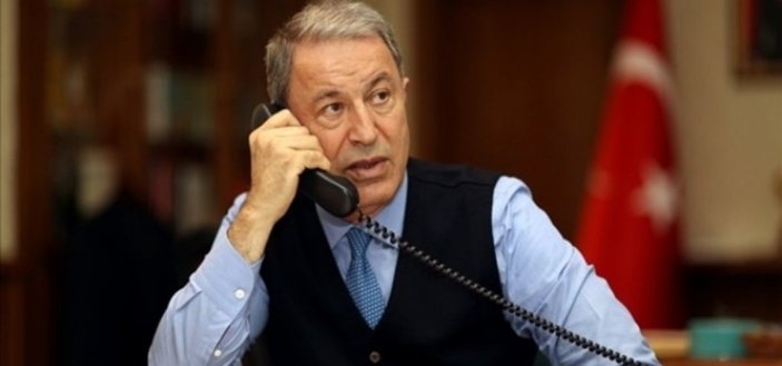 Milli Savunma Bakanı Hulusi Akar, ABD'li mevkidaşı Austin ile telefonda görüştü