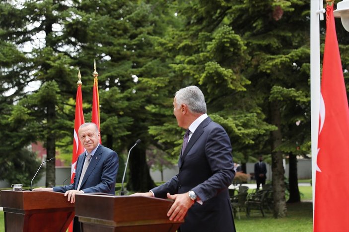 Cumhurbaşkanı Erdoğan'ın Karadağ'daki basın toplantısı konuşması