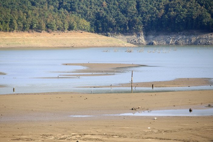 İstanbul'a su sağlayan barajların seviyesi yüzde 58,83'e geriledi