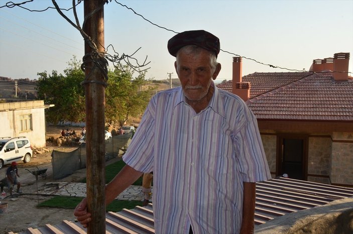 Antalya'da yangından etkilenen yaşlı çiftin evi 15 günde yapıldı