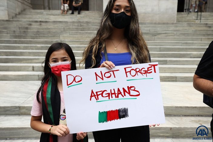 ABD'de Taliban protesto edildi