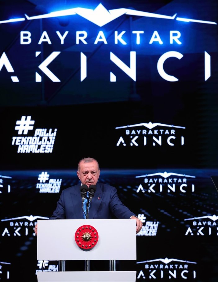 Cumhurbaşkanı Erdoğan, Akıncı TİHA töreninde