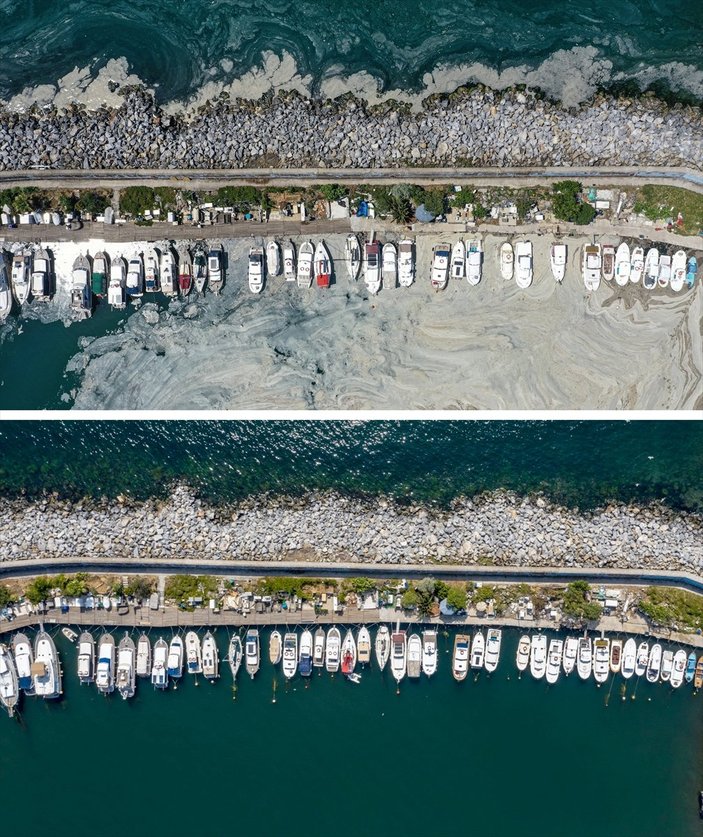 İstanbul sahilleri müsilajdan arındırıldı