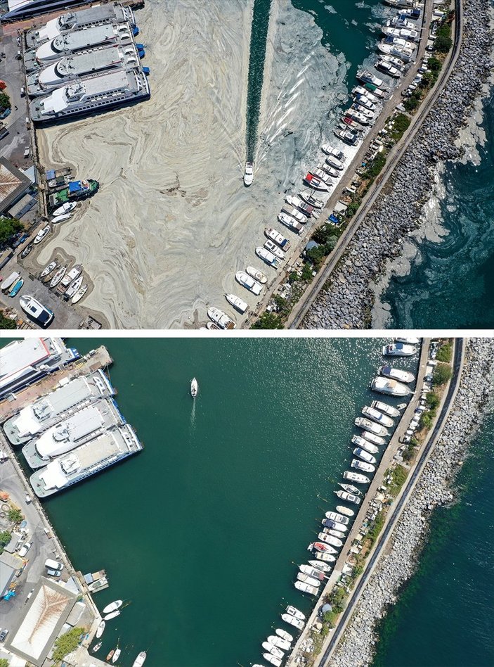 İstanbul sahilleri müsilajdan arındırıldı