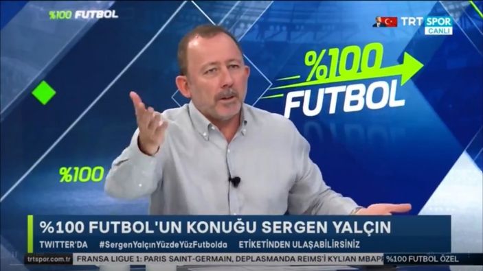 Sergen Yalçın katıldığı programda açıklamalarda bulundu