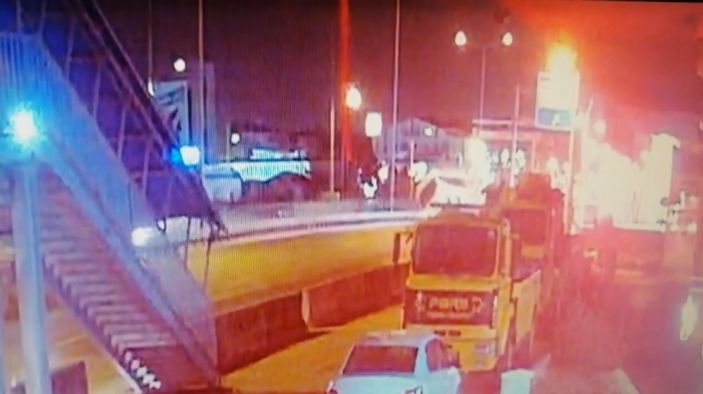 Kocaeli'de 7 işçinin yaralandığı kazanın görüntüleri ortaya çıktı