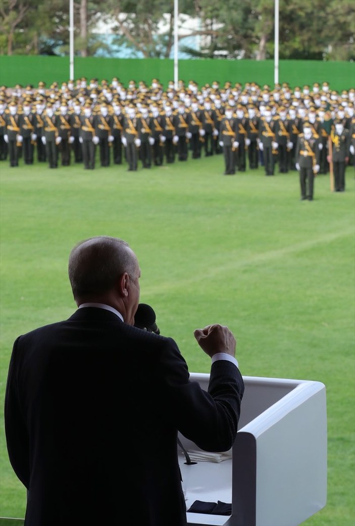 Cumhurbaşkanı Erdoğan'ın Kara Harp Okulu Diploma Töreni konuşması