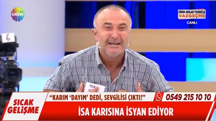 Show TV canlı yayınında aldatma kavgası: Karım dayım dedi, sevgilisi çıktı