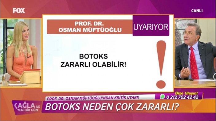 Osman Müftüoğlu: Zehirli botoks yaptıranlar, aşı yaptırmıyor