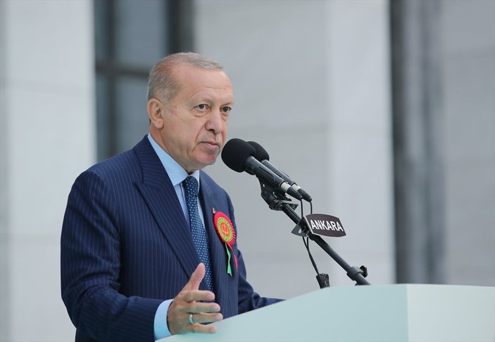 Cumhurbaşkanı Erdoğan, yeni adli yıl açılış töreninde