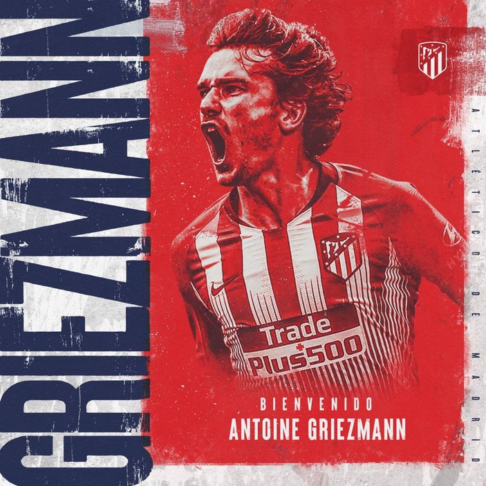Griezmann Atletico Madrid'e transfer oldu