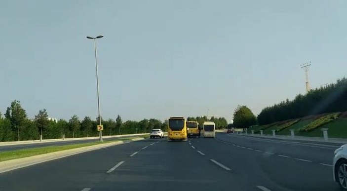 Bakırköy'de düğün konvoyundaki 4 minibüsçüye ceza kesildi