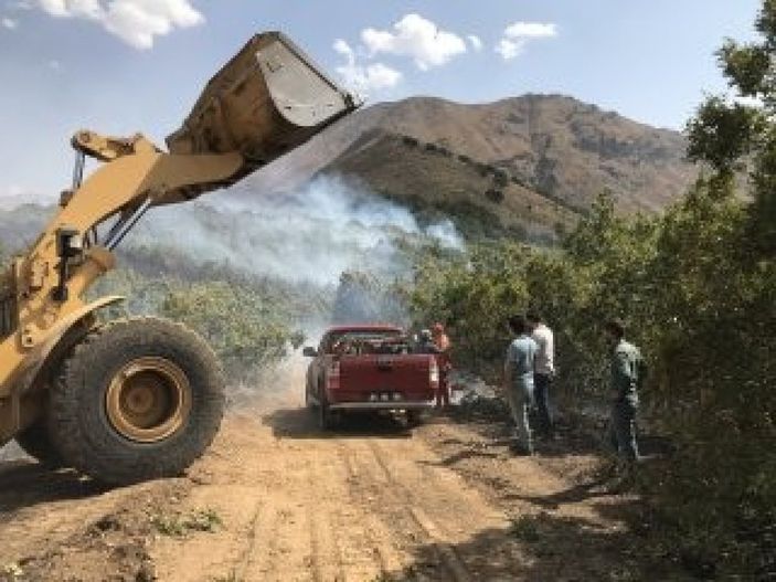 i Şemdinli’de orman yangını kontrol altına alındı