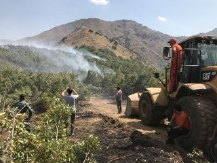 i Şemdinli’de orman yangını kontrol altına alındı