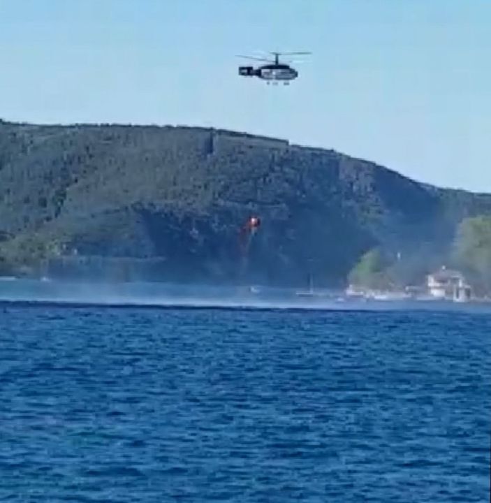 i Anadolu Kavağı’nda yangın paniği