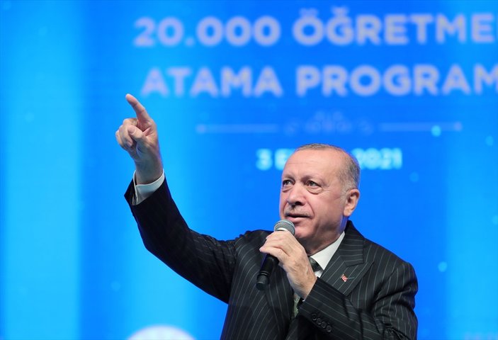 Cumhurbaşkanı Erdoğan'ın 20 bin öğretmeni atama törenindeki konuşması