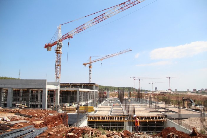 Antalya Şehir Hastanesi inşaatının yüzde 7’lik bölümü tamamlandı