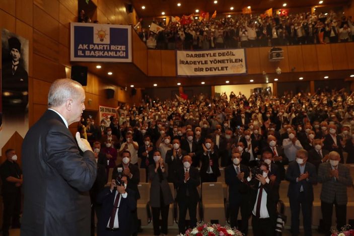 Cumhurbaşkanı Erdoğan, AK Parti Rize İl Danışma Toplantısı'nda