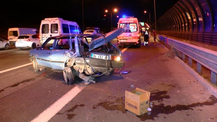 İstanbul'da kazaya sebep olan alkollü sürücü dayak yedi