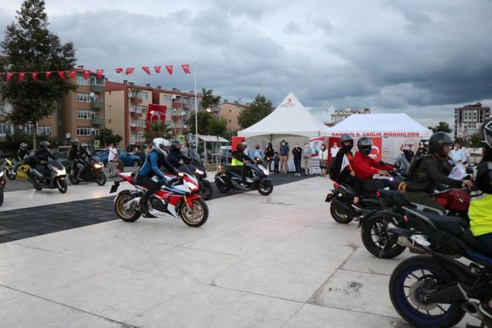 Samsun’da aşıya farkındalık için konvoy düzenlendi