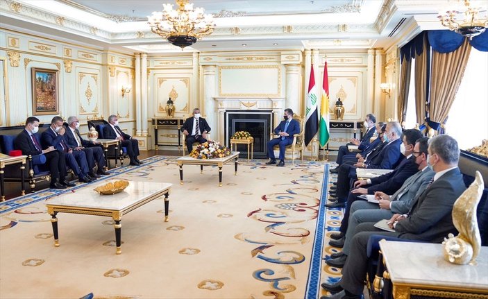CHP heyeti, Mesrur Barzani ile görüştü