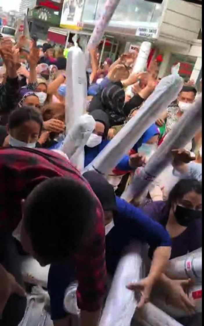 d Avcılar’da halı kampanyası ortalığı karıştırdı