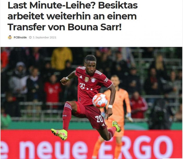 Alman basını: Beşiktaş, Bouna Sarr'ın peşinde