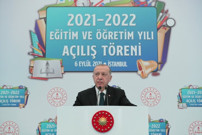 Cumhurbaşkanı Erdoğan, eğitim öğretim yılı açılış programında konuştu