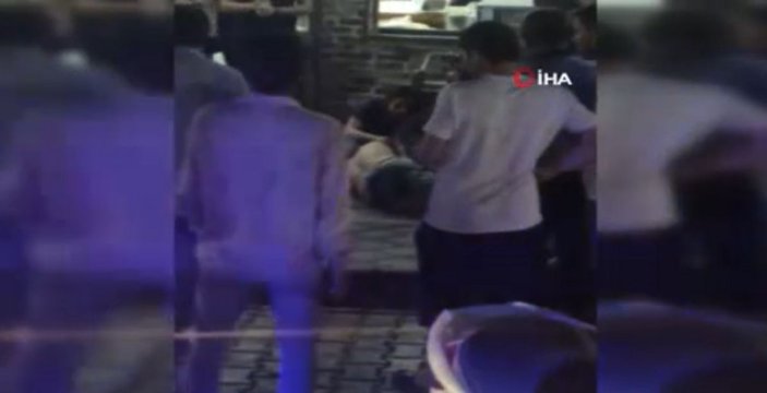 Aydın’da 2 ailenin restorandaki bıçaklı kavgası kamerada