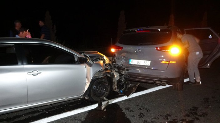 Düzce’de kazaya bakmak için durdu, kazaya neden oldu