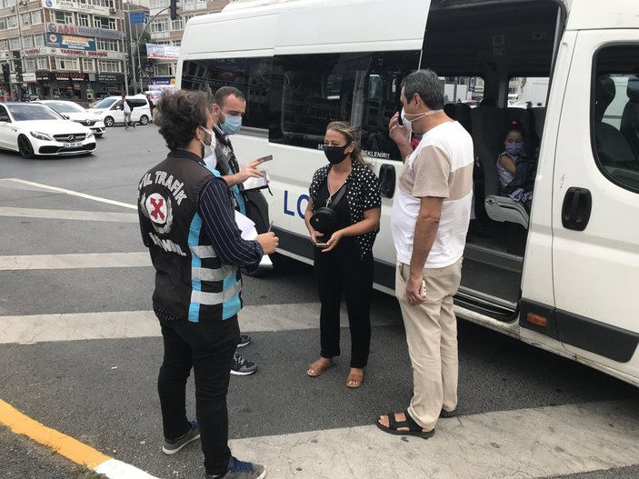 İstanbul'da trafik ekiplerinden okul servislerine denetim